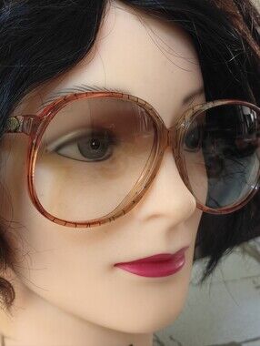 Vintage DVF Diane Von Furstenberg oversized butterfly sunglasses model Sharade